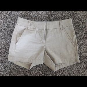 Khaki J. Crew Chino Shorts 00